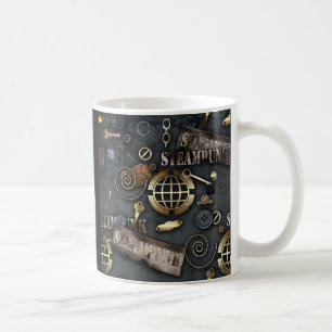 Mug Steampunk, scrapbooking
