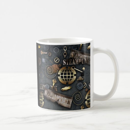 Mug Steampunk, scrapbooking (Droite)