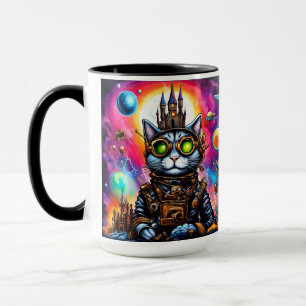 Mug Steampunk Space Chat I
