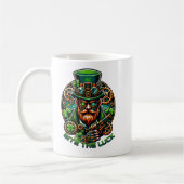 Mug Steampunk St. Patrick's Day Leprechaun (Gauche)