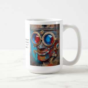 Mug Steampunk The Tin Man Portrait avec citation