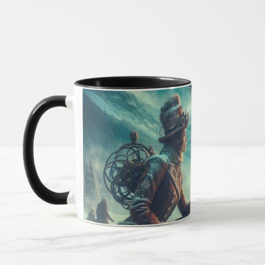 Mug Steampunk Victorian Fantasy Winter Messenger (Gauche)