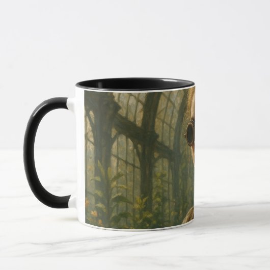 Mug Steampunk Victorian Gardener Art (Gauche)
