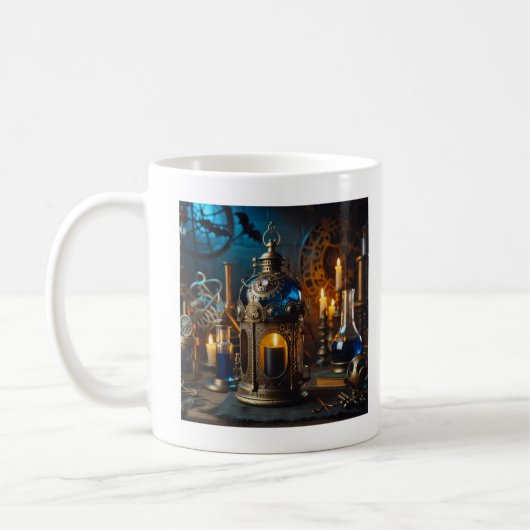 Mug Steampunk Victorian Gothics Laboratoire Lanterne (Gauche)