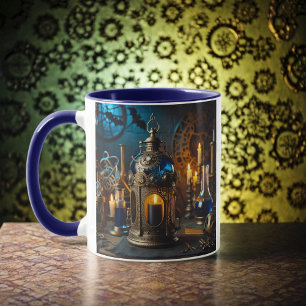 Mug Steampunk Victorian Gothics Laboratoire Lanterne
