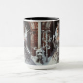 Mug Steampunk Victorian Industrial Winter Ice Queen (Centre)