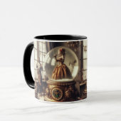 Mug Steampunk Victorian Music Snow Globe (Devant gauche)