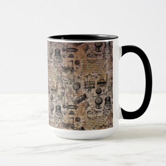 Mug Steampunk vintage (Droite)