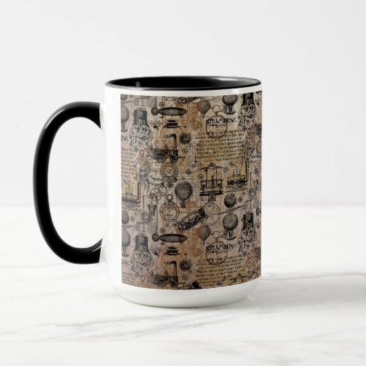 Mug Steampunk vintage (Gauche)