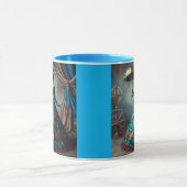 Mug Steampunk Vintage Victorian Lady Circus (Centre)