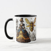 Mug Steampunk Vintage Victorian Queen Bee Gown (Gauche)