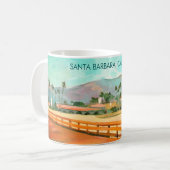 Mug Stearns Wharf - Père Noël Barbara, CA (Devant gauche)