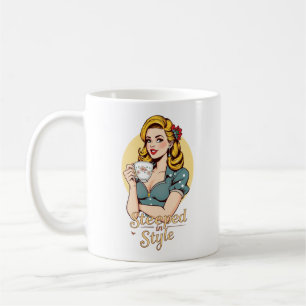 Mug Steeped in Style Glamour Retro Boissons de Thé
