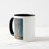 Mug Steeplechase Park Parachute Vue de la nuit (Devant gauche)