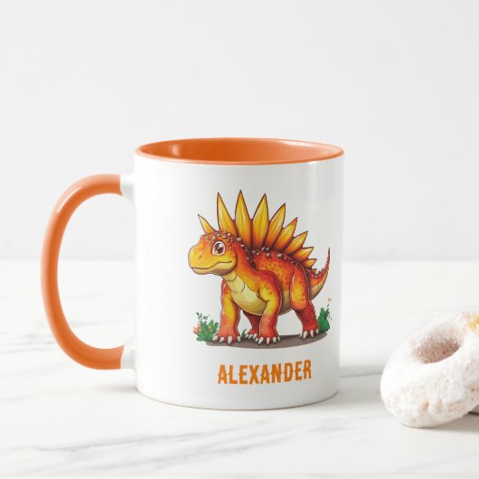 Mug Stegosaurus Dinosaur (Avec donut)