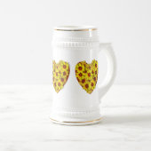 Mug Stein Cœur de Tournesol (Devant droit)
