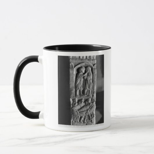 Mug Stela funéraire dépeignant un docteur (Gauche)