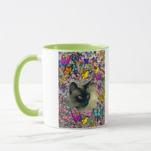 Mug Stella chez le chat siamois de point de chocolat (Gauche)