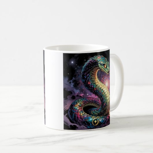 Mug Stellar Path – Voyage à travers l’Univers. (Devant droit)