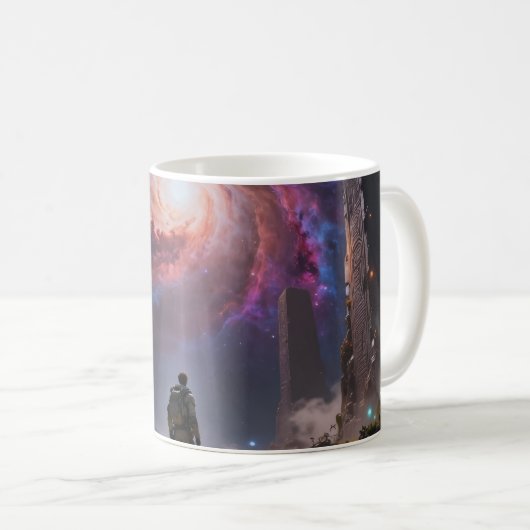 Mug Stellar Path – Voyage à travers l'Univers (Devant droit)