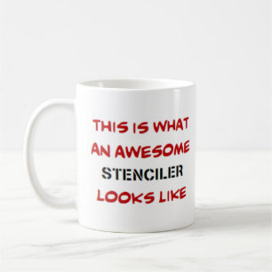 Mug stenciler, génial