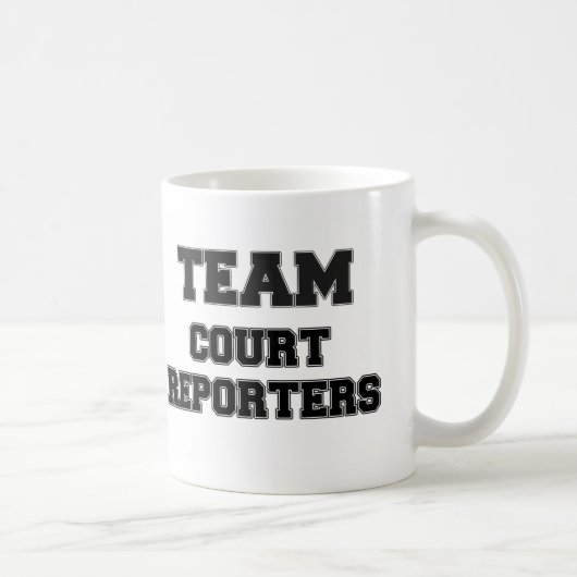 Mug Sténographes judiciaires d'équipe (Droite)