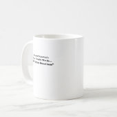 Mug Sténographes judiciaires trois mots préférés aucun (Devant gauche)