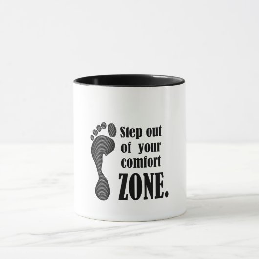Mug step out of your comfort zone  (Centre)