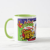 Mug STEPDAD Est Mon SUPERHERO Personnalisé PHOTO COMIC (Gauche)
