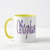 Mug Stephanie, Nom Logo, (Gauche)