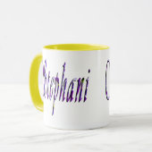 Mug Stephanie, Nom Logo, (Devant gauche)