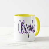 Mug Stephanie, Nom Logo, (Devant droit)
