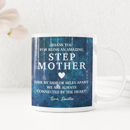 Mug Stepmère Merci Message sincère Personnaliser