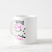 Mug Stepping Into My 42nd Birthday with God's (Devant gauche)