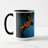 Mug Stéron noir frisonne/frisonne folle/bleu (Gauche)