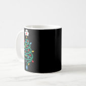 Mug Stethoscope Arbre de Noël Docteur Infirmière (Devant gauche)