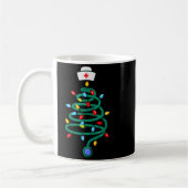 Mug Stethoscope Arbre de Noël Docteur Infirmière (Gauche)