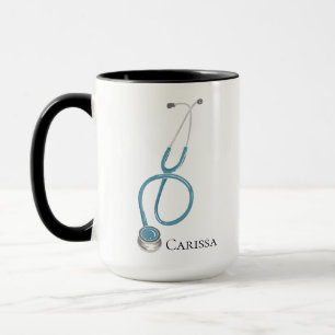 Mug Stéthoscope Assistant Médical Personnalisé Nom