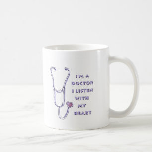 Mug Stethoscope Coeur médecin
