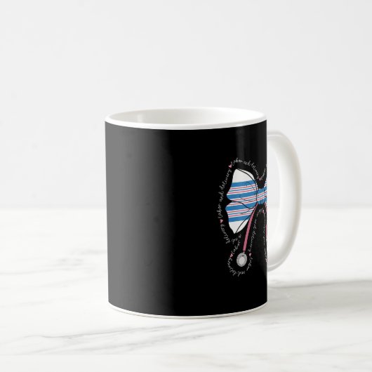 Mug Stethoscope Coquette Bow Ba1 (Devant droit)