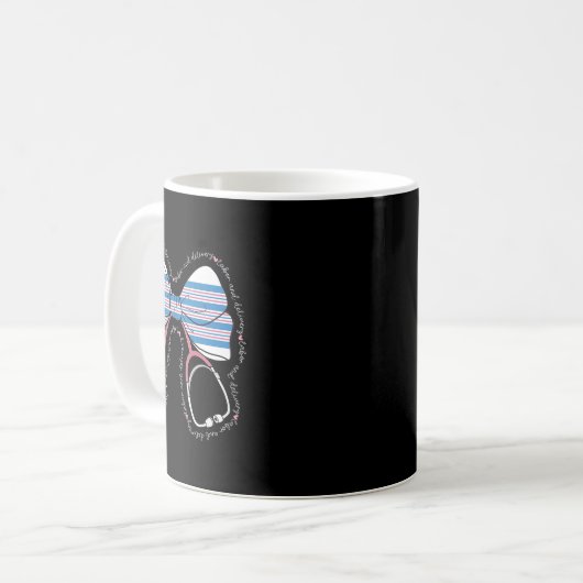 Mug Stethoscope Coquette Bow Ba1 (Devant gauche)