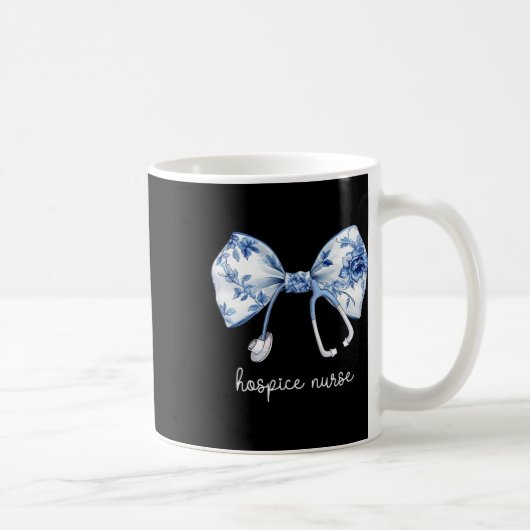 Mug Stethoscope Coquette Bow Hospice Aide Pallia (Droite)