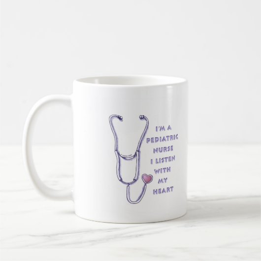 Mug Stéthoscope de l'infirmière pédiatrique (Gauche)