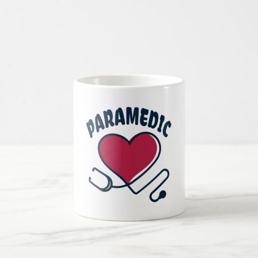 Mug Stéthoscope de secouriste avec cœur (Centre)