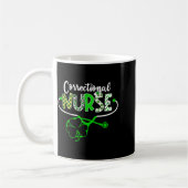 Mug Stéthoscope d'infirmière correctionnelle Shamrock (Gauche)