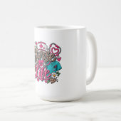 Mug Stéthoscope en forme de cœur à imprimé léopard Inf (Devant droit)