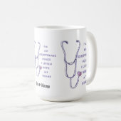 Mug Stéthoscope infirmière exceptionnelle (Devant droit)