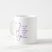 Mug Stéthoscope infirmière LPN (Devant gauche)