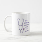 Mug Stéthoscope Médecin du cœur (Gauche)