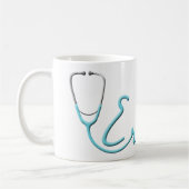 Mug Stethoscope Nom Erica (Gauche)